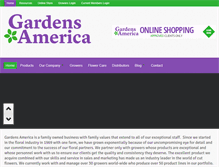 Tablet Screenshot of gardensamerica.com